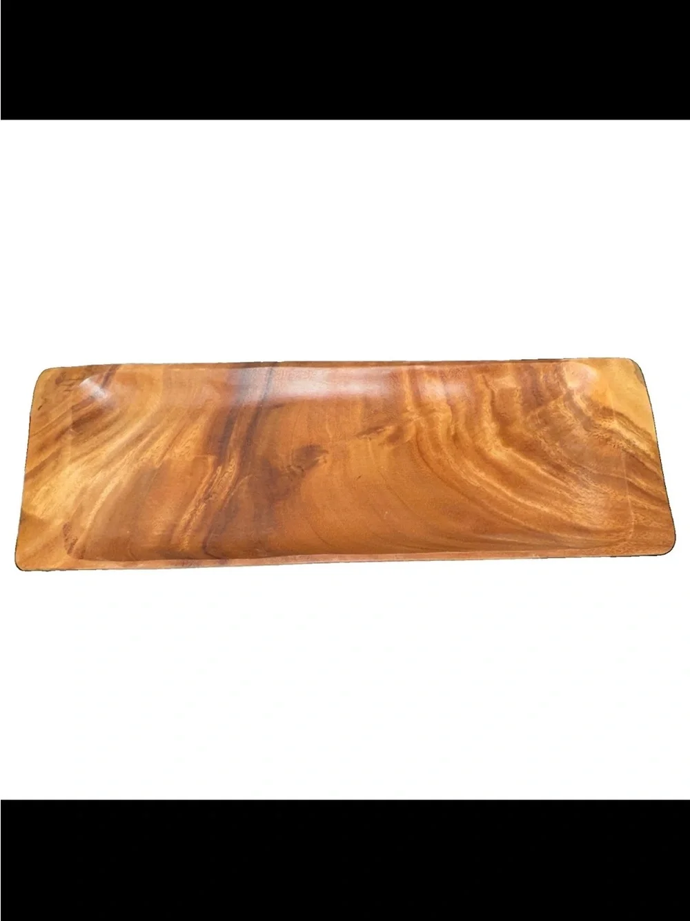 Beekman Home Artisan Wooden 3-Bowls and Serving Tray - Brown